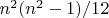 $n^2(n^2-1)/12$