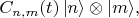 $C_{n,m}(t)\,|n\rangle\otimes|m\rangle,$ $C_{n,m}(t)\,|n\rangle\otimes|m\rangle,$