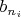 $b_{n_i}$