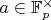 $a\in\mathbb{F}_p^{\times}$