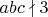$abc \nmid 3$