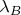 $\lambda_B$