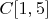 $C[1,5]$
