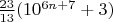 $\frac{23}{13}(10^{6n+7}+3)$