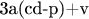 3a(cd-p)+v
