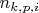 $n_{k,p,i}$