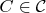 $C \in \mathcal {C}$ $C \in \mathcal {C}$
