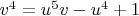 $v^4 = u^5v-u^4+1$ $v^4 = u^5v-u^4+1$