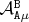${\mathcal A}^{\tt B}_{{\tt A} \mu}$