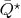 $\bar{Q}^{\star}$