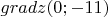 $gradz(0;-11)$