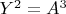 $Y^2=A^3$