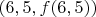 $(6,5,f(6,5))$