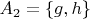 $A_2 = \{g, h\}$