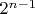 $2^{n-1}∙Y_2^n$ $2^{n-1}∙Y_2^n$