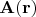 $\mathbf{A}(\mathbf{r})$
