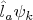 $\hat{l}_a\psi_k$