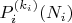 $P_i^{(k_i)}(N_i)$