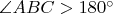 $\angle{ABC}>180^\circ$