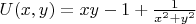 $ U(x,y) =  xy-1+ \frac{1}{x^2+y^2}$